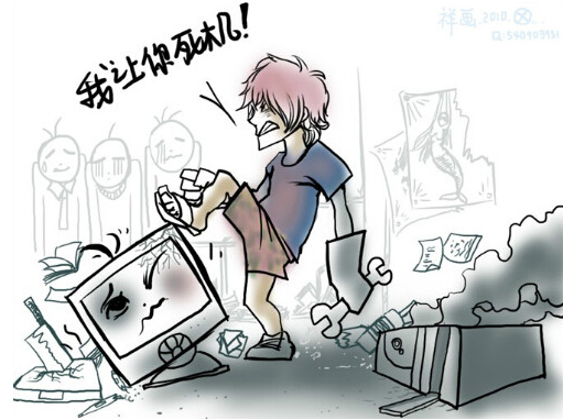 电脑死机 电脑死机