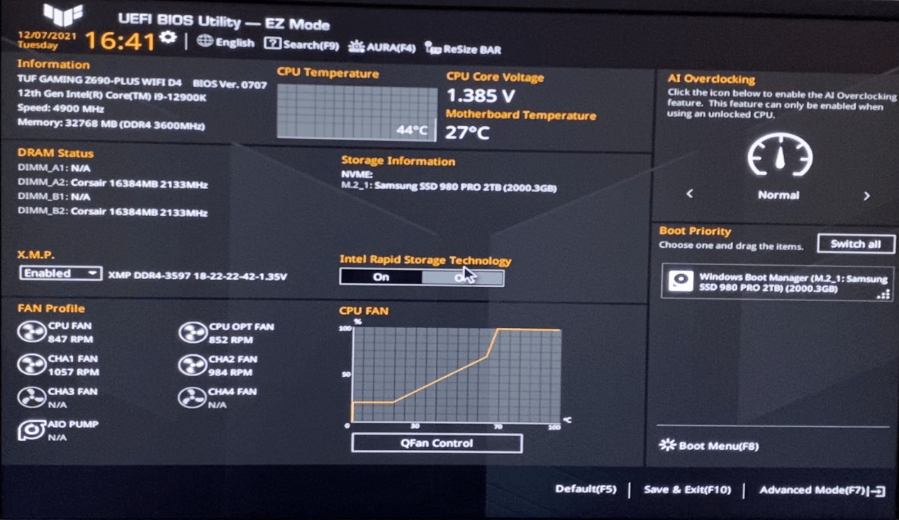 华硕Z690主板BIOS 华硕Z690主板BIOS